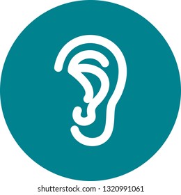  Vector Ear Icon
