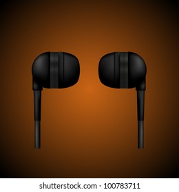 Vector earphone. Eps10