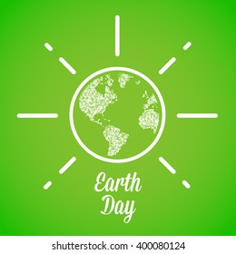 Vector Earth Day, Eco Day Illustration