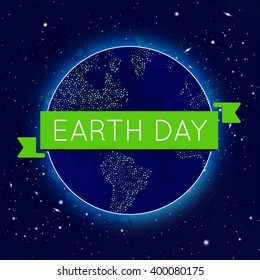 Vector Earth Day, Eco Day Illustration