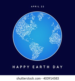 Vector Earth Day, Eco Day Illustration