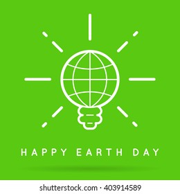 Vector Earth Day, Eco Day Illustration