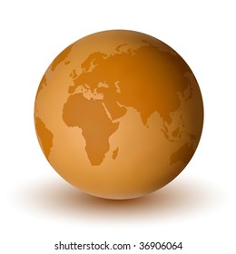 Vector Earth Globe