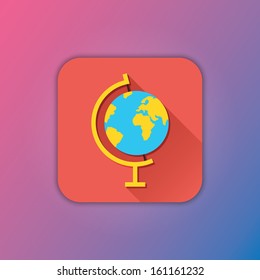 Vector Earth Globe Icon
