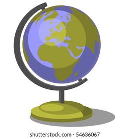 Vector. Earth globe set 007