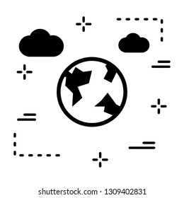Vector earth icon
