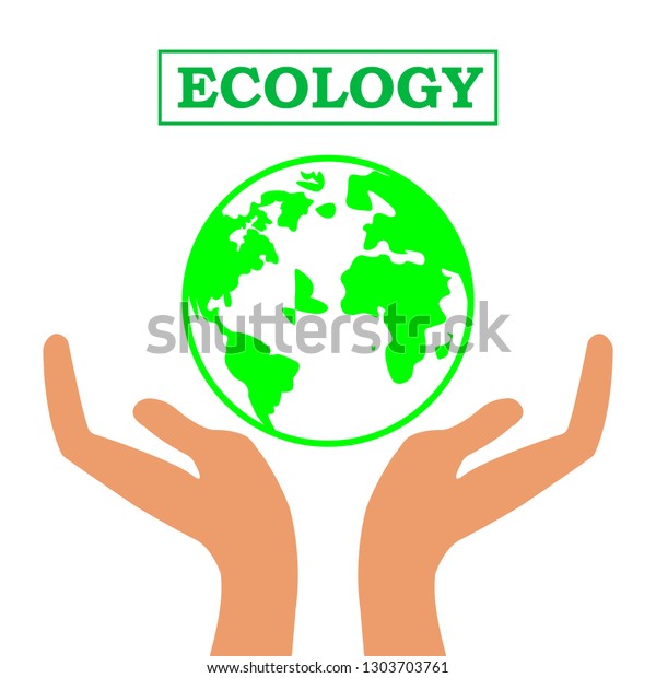 Vector Earth Logo Combination Planet Eco Stock Vector Royalty