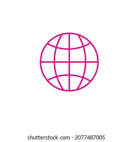 logotipo o icono de vectores terrestres o imágenes prediseñadas