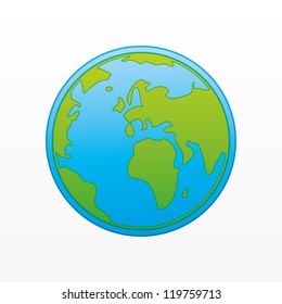 Vector. Earth planet.
