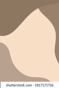 vector de fondo de impresión abstracto de tono de tierra