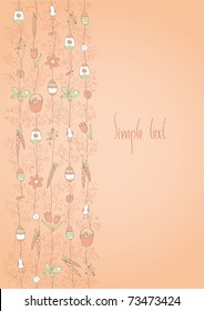 Vector Easter background