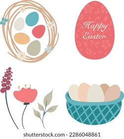 Vector of the easter bundle