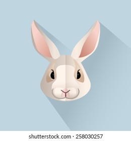 Rabbit Face Cartoon Images Stock Photos Vectors Shutterstock The bottom lines are curved and this helps her look more feminine. https www shutterstock com image vector vector easter bunny portrait 258030257