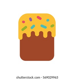 Vector easter cake