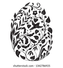 Vector easter egg design.