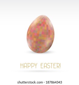 Vector easter egg illustration, background