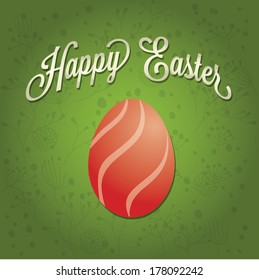 Vector Easter graphical elements. Easter card