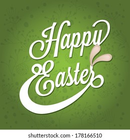 Vector Easter graphical elements. Easter card