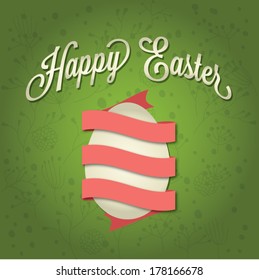 Vector Easter graphical elements. Easter card