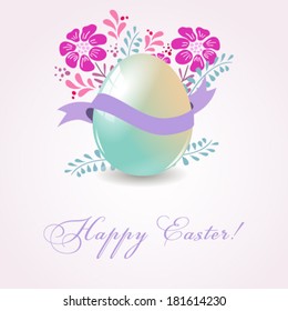 Vector Easter greeting card.
