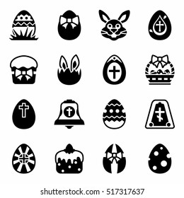 Vector Easter icon set