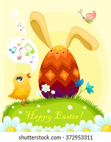 vector easter illustration