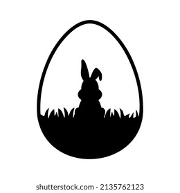 Vector Easter Illustration on White Background