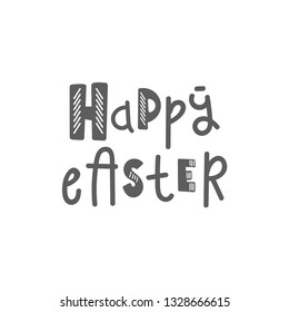 Vector easter motivation phrases. Friendship day, easter, birthday, children's or teenager party