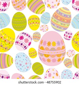 Vector Easter Seamless background