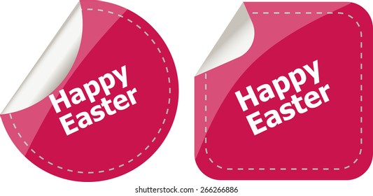 vector Easter sign icon. Easter label tag symbol
