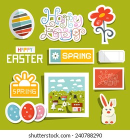 Vector Easter Symbols - Objects Set