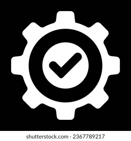 Vector Easy Installation Glyph Icon Design