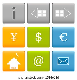 Vector E-Business Website Icons