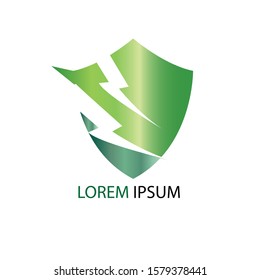 vector eco energy saver illustrated logo icon	. power saver logo icon.