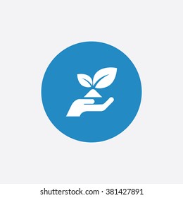 Vector eco friendly Icon