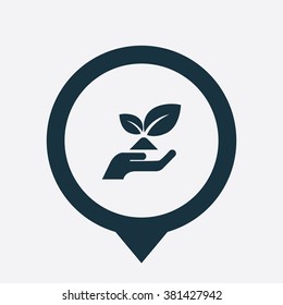 Vector eco friendly Icon