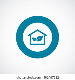Vector eco home Icon