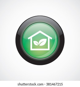 Vector eco home Icon