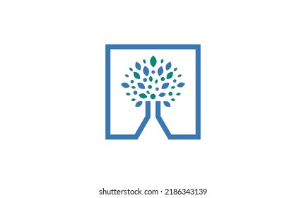 Vector Eco Lab with Leaf and bottle lab logo design template. 