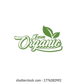 Vector eco, organic, bio logos or signs. Vegan, raw, healthy food badges, tags set for cafe, restaurants, products packaging etc.