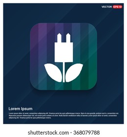 vector ECO Plant icon