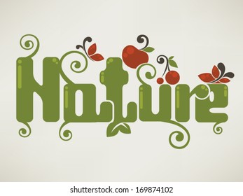 vector ecological header and background