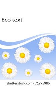 vector ecological template for greeting card