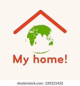Vector ecology concept icon