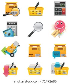 Vector e-commerce icon set