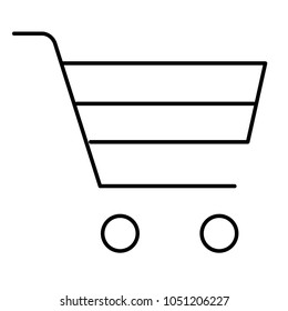 vector of an ecommerce shopping cart