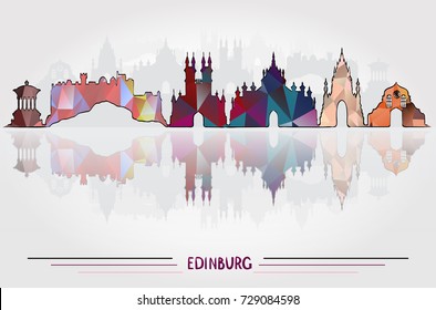 Vector Edinburgh City background