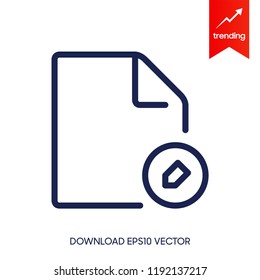 Vector Edit File Icon