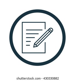 Vector Edit File Icon