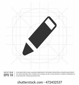 Vector Edit icon, Pencil Icon